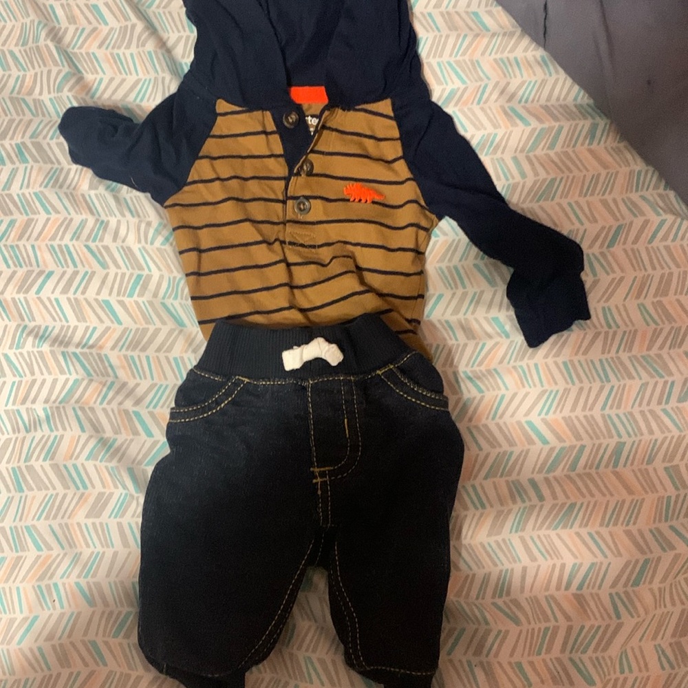 Baby outfit newborn carters brand
